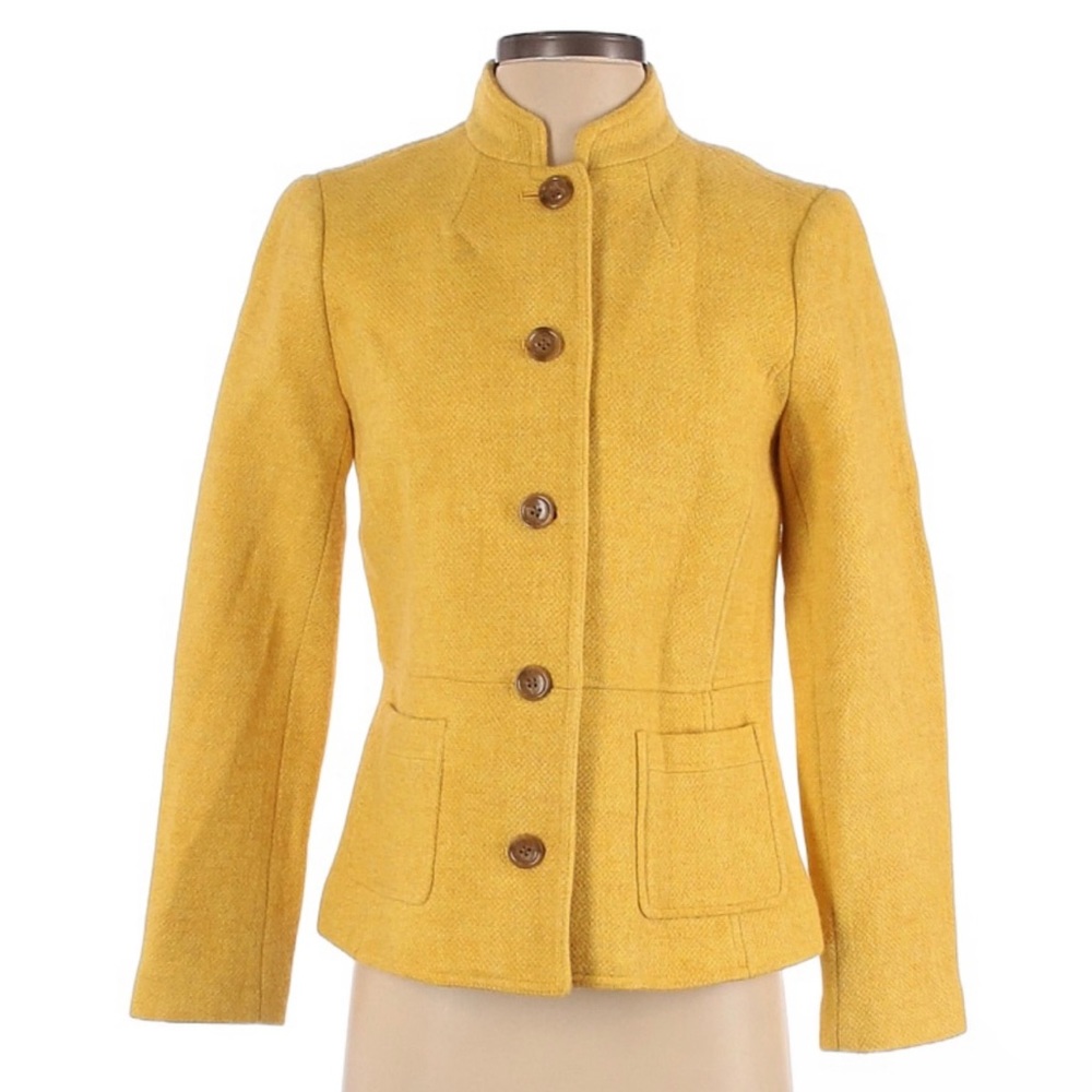 Talbot yellow short blazer jacket